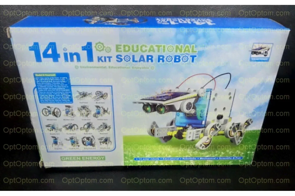Конструктор на солнечной батарее Solar Robot 14 in 1 оптом-1