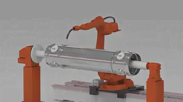 Сварочный робот 3D модель
