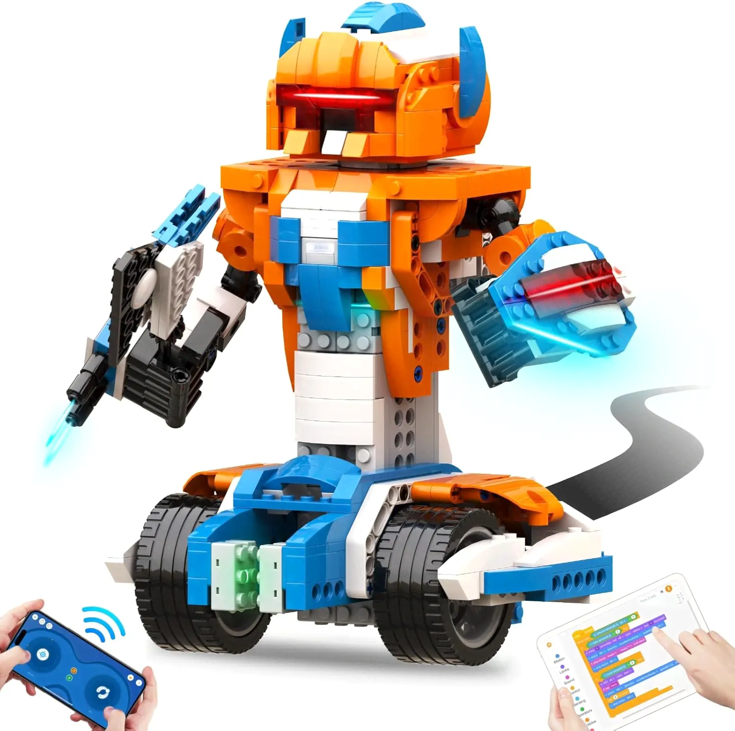 Apitor Robot X: игрушка-динозавр с дистанционным управлением с поддержкой приложений и-0