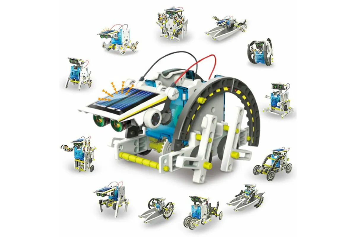 Конструктор роботов Solar robot kit 13 в 1