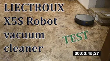 LIECTROUX X5S robot vacuum cleaner TEST